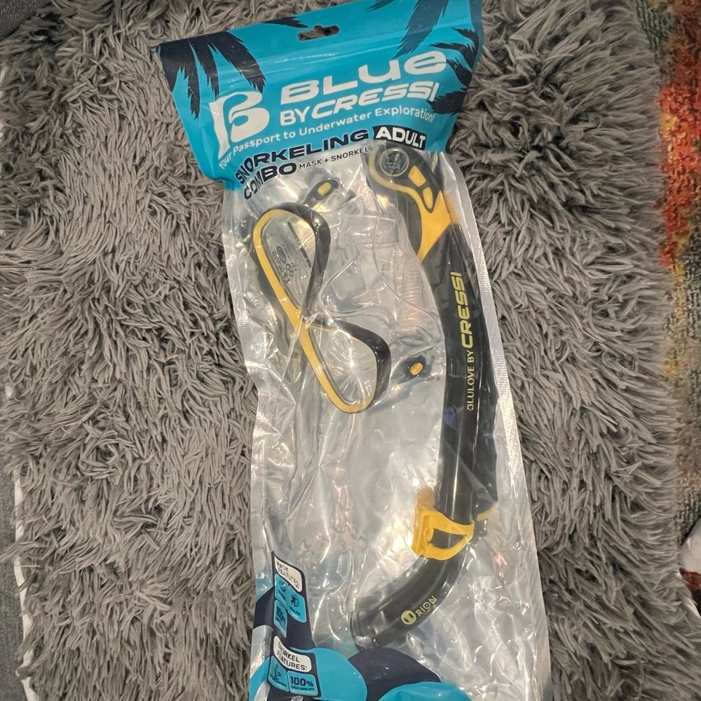 Cressi snorkel mask set